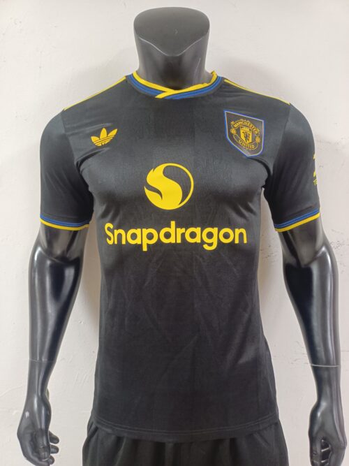 second Away Soccer jerseys Manchester United players 25-26